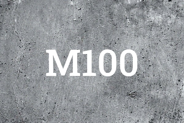 Бетон М100